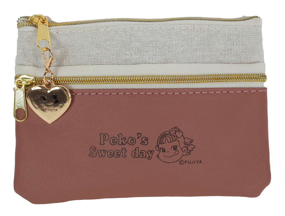 Bi-Color Pouch (Dusty Pink)
