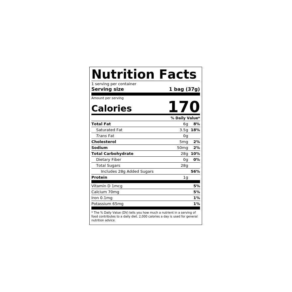 Soft Eclair (Vanilla) Bag